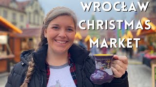 Wroclaw Christmas Market  Polish Food [upl. by Bashemath398]