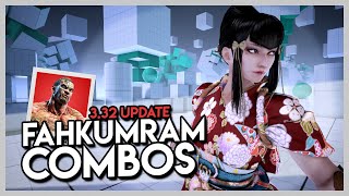 Kazumi v332 Fahkumram Specific Combos [upl. by Buckie]