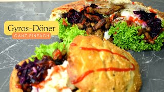 Mach deinen Gyros Döner zu Hause ganz einfach selber [upl. by Bottali]