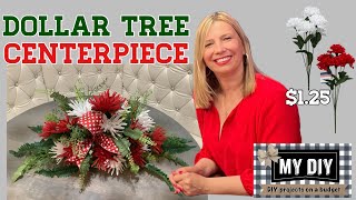 DOLLAR TREE DIY CENTERPIECE  LONG FLOWER ARRANGEMENT  HEAD TABLE CENTERPIECE  ON THE BUDGET [upl. by Ahsiken]