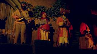 4K UHD Pirates of the Caribbean ride Yo Ho A Pirates Life for Me scene detailed look Disney [upl. by Llehsyar]