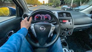 2018 Nissan Versa fullthrottle acceleration prepare to laugh [upl. by Arodoet17]