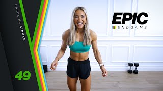 SUPERSET Full Body Workout with Dumbbells  EPIC Endgame Day 49 [upl. by Vokay]