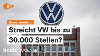 heute journal vom 19092024 Stellenabbau bei VW Niederlande lehnt EUAsylregeln ab Libanon [upl. by Catrina]