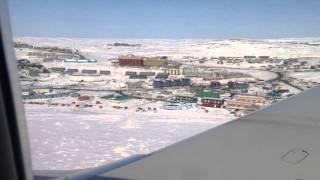 landing in Iqaluit Nunavut Canada [upl. by Bittner145]