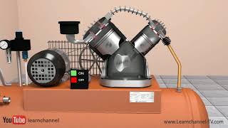 How does an Air Compressor work Compressor Types  Tutorial Pneumatics [upl. by Viva]