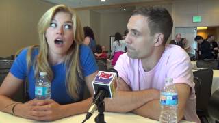 SDCC 2015 Interview with Adrianne Palicki and Nick Blood for Agents of SHIELD [upl. by Alexa22]