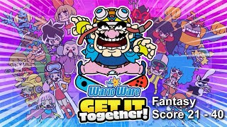 WarioWare Get It Together Fantasy Score 21  40 [upl. by Perle]