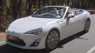 Toyota GT 86 Cabrio 2015 Subaru BRZ Cabrio First Video Driving Commercial CARJAM TV [upl. by Merola788]