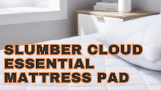 Slumber Cloud Essential Mattress Pad Review in 2023 [upl. by Esinwahs]