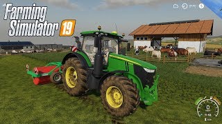 FS19  5 Arreglando el frente de las Granja  Quitando la Maleza  Farming Simulator 19 [upl. by Sarajane]