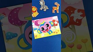 Lets make a Monkey  Five Little Monkeys toddlerlearning funlearning shorts [upl. by Yesdnil]