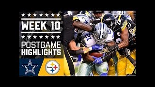 Cowboys vs Steelers  NFL Week 10 Game Highlights [upl. by Swanson]