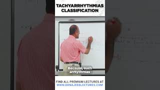 Tachyarrhythmias Classification drnajeeb drnajeeblectures youtubeshorts [upl. by Atinuahs]