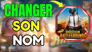 Comment Changer Son Nom Sur PUBG Mobile Très Facile [upl. by Leorsiy486]