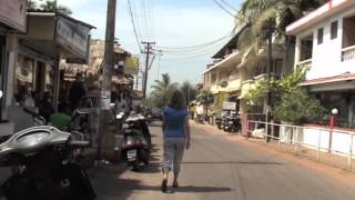 Goa Candolim Beach Road [upl. by Lumpkin646]