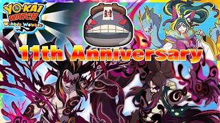 Yokai Watch English Subtitles — 11th Anniversary Bony VS Fleshy Rampage [upl. by Favianus]