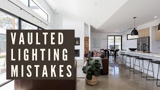 Avoid These Vaulted Ceiling LIGHTING Mistakes for a Perfectly Lit Space [upl. by Wilfreda]