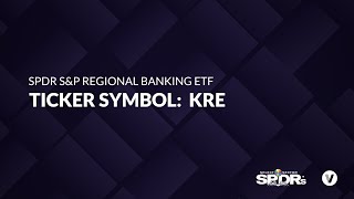 ETF of the Week SPDR SampP Regional Banking ETF KRE [upl. by Mikiso]