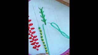 Embroidery stitch for beginners embroideryideas shortsbeta embroidery [upl. by Cordy]