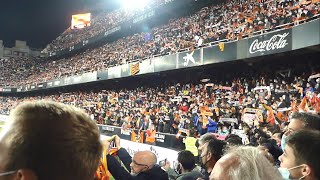 ⚽ HIMNO COMUNITAT VALENCIANA Cantado en MESTALLA · Valencia CF vs Athletic Club de Bilbao [upl. by Hahnert]