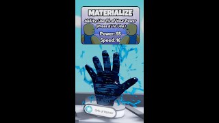 I GOT MATERIALIZE GLOVE Slap battles  REVIEW OF THE GLOVE [upl. by Annnora]