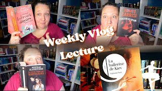 Weekly Vlog Lecture  4 lectures et un avalanche de nouveaux livres [upl. by Htnicayh]