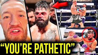 Conor McGregor REACTS to Jake Paul vs Mike Perry Highlights Results [upl. by Benioff177]