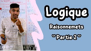 La Logique Mathématique 🔻 Partie 2 🔻 1 Bac  Raisonnements 🔻 ملخص شامل لدرس المنطق  أولى باك علمي [upl. by Brunell880]