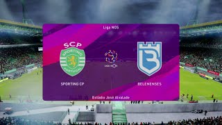 Sporting CP vs Belenenses Sad  PES 20 Liga NOS Live Gameplay [upl. by Ilene553]