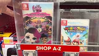 Walmart Nintendo Switch Budget Section Under 20  Shop With Me [upl. by Anaz]