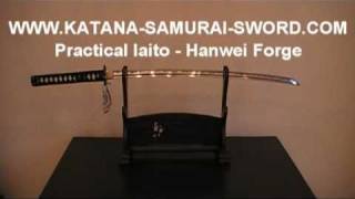 Practical Iaito hanwei wwwkatanasamuraiswordcom [upl. by Narhem]