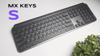 Logitech MX Keys S Keyboard  Review [upl. by Rennane544]