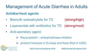 Management of Acute Diarrhea in Adults A Global Perspective [upl. by Mailliw]