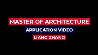 RMIT Master of Architecture Application Video [upl. by Venita]