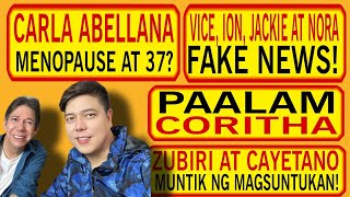 PAALAM CORITHA ION VICE AT NORA FAKE NEWS ZUBIRICAYETANO MUNTIK MAGSUNTUKAN [upl. by Nikola]