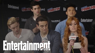 Shadowhunters Cast Talks Series Jace amp Clarys Relationship amp The Book  Entertainment Weekly [upl. by Occor]