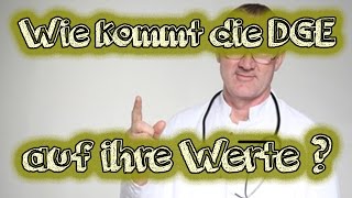 Wie errechnet die DGE die Empfehlungen für den Tagesbedarf an Vitaminen amp Mineralstoffen [upl. by Dopp]