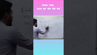 The Secret Math Behind the LCM of 40 48 amp 45lcmmathsbysaddam [upl. by Tigges]