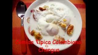 Comida Típica Colombiana Changua [upl. by Inatsed]