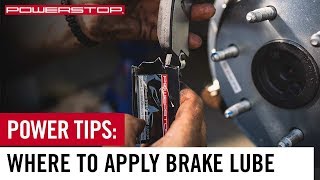 How To Apply Brake Lube  PowerStop [upl. by Vullo]