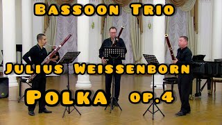 Weissenborn 6 Pieces for 3 Bassoons Polka [upl. by Nolyaw855]