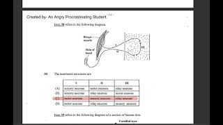 CSEC BIOLOGY 2019 PAPER 1 FOR MAYJUNE 2024  PART 2 [upl. by Janna]