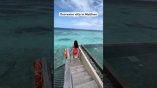 Overwater villa in Maldives resort maldives maldivesvlog maldivesresort [upl. by Carlynne309]