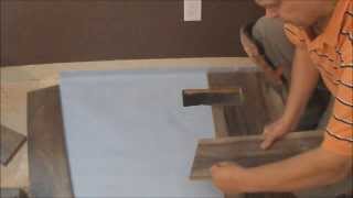 How to Install Laminate Flooring around a Vent Cover Mryoucandoityourself [upl. by Kalman309]