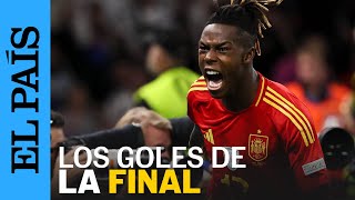 EUROCOPA 2024  Resumen y goles de la victoria de España frente a Inglaterra  EL PAÍS [upl. by Aisatna]