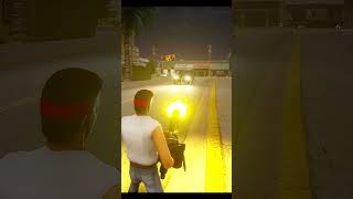 TOMMY DESTROYED ROBBERS CAR  GTA VICE CITY GAME  shorts gta [upl. by Ityak]