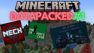 THE ULTIMATE DATAPACK PLAYTHROUGH  Minecraft Datapacked 1 [upl. by Erdeid604]