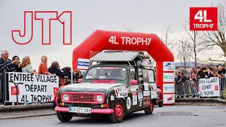 JT1  Le VillageDépart à Biarritz  4L Trophy 2024 [upl. by Aaren]