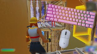 GK61 amp Logitech G Pro SuperLight ASMR 🤩 Satisfying Gameplay Keyboard Fortnite smooth [upl. by Rudelson]